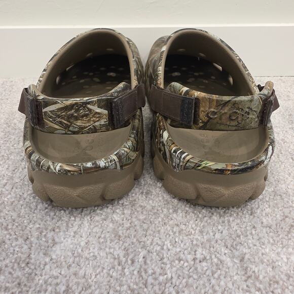 Crocs All Terrain Clog Realtree Camo Khaki M13 205337 Outdoor Slip On Shoes - Picture 2 of 9